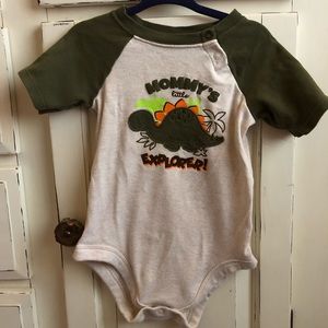 Boy onesie bundle. Dinosaurs and trucks